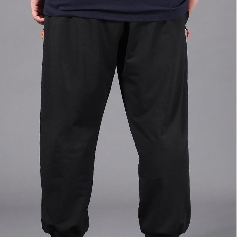 Fashion Plus Zipper Pocket  Sports Pants Men