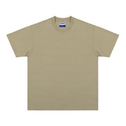 Oversize Loose Cotton Solid Color T-shirt For Men And Women