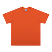 Oversize Loose Cotton Solid Color T-shirt For Men And Women