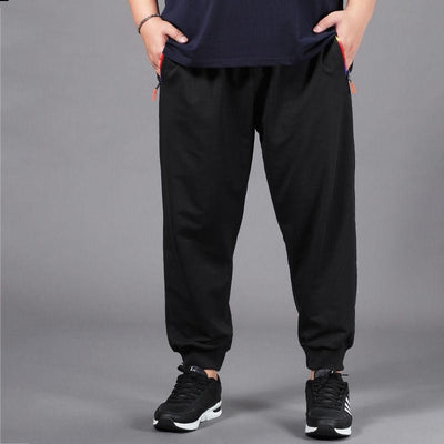 Fashion Plus Zipper Pocket  Sports Pants Men
