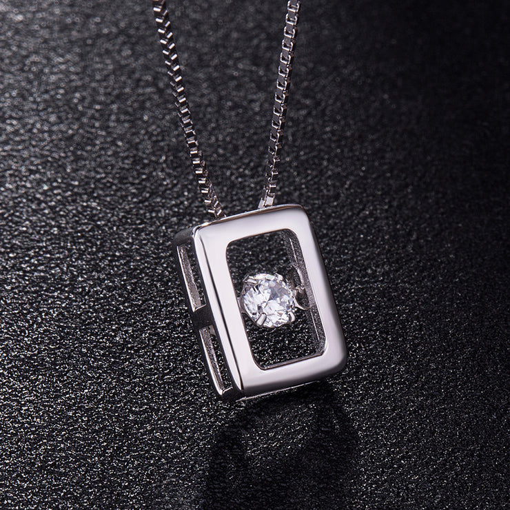 Rectangular Smart Pendant Necklace