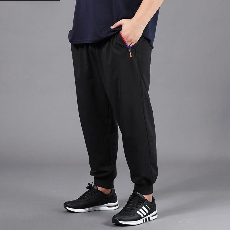 Fashion Plus Zipper Pocket  Sports Pants Men