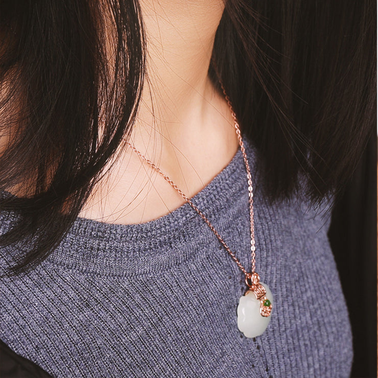 Personality Ruyi Safety Lock Necklace
