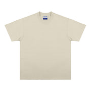 Oversize Loose Cotton Solid Color T-shirt For Men And Women